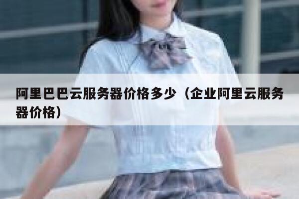 阿里巴巴云服务器价格多少（企业阿里云服务器价格） 第1张