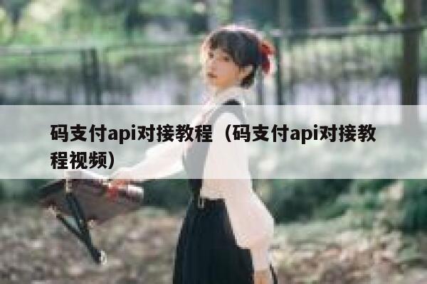 码支付api对接教程（码支付api对接教程视频） 第1张