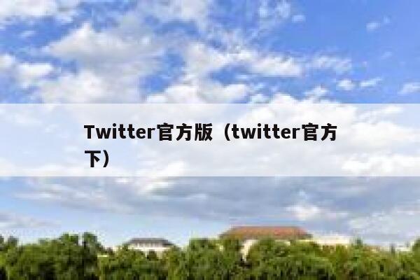 Twitter官方版（twitter官方下） 第1张