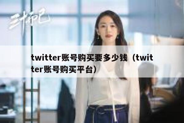 twitter账号购买要多少钱（twitter账号购买平台） 第1张