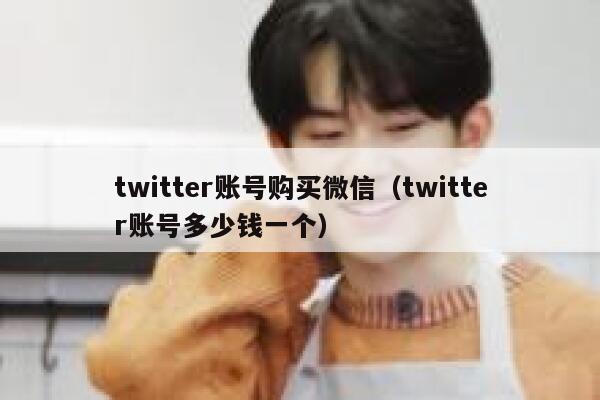 twitter账号购买微信（twitter账号多少钱一个） 第1张