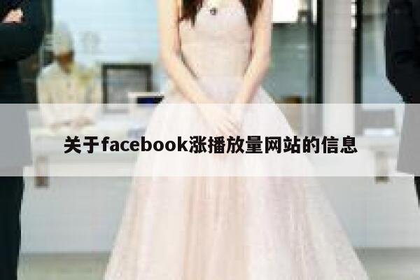 关于facebook涨播放量网站的信息 第1张