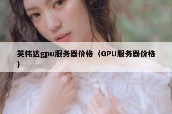 英伟达gpu服务器价格（GPU服务器价格） 第1张