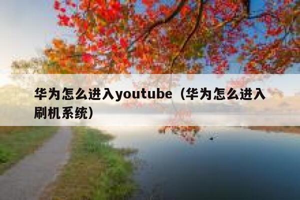 华为怎么进入youtube（华为怎么进入刷机系统） 第1张