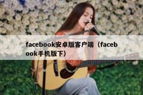 facebook安卓版客户端（facebook手机版下） 第1张