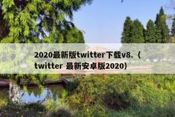 2020最新版twitter下载v8.（twitter 最新安卓版2020） 第1张