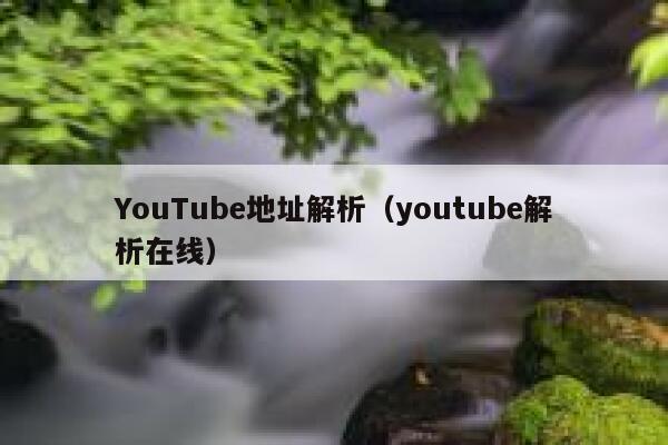 YouTube地址解析（youtube解析在线） 第1张