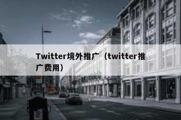 Twitter境外推广（twitter推广费用） 第1张