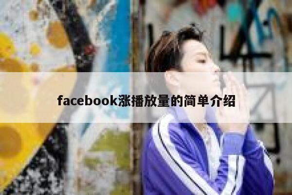 facebook涨播放量的简单介绍 第1张