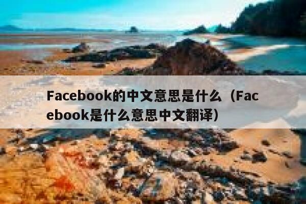 Facebook的中文意思是什么（Facebook是什么意思中文翻译） 第1张