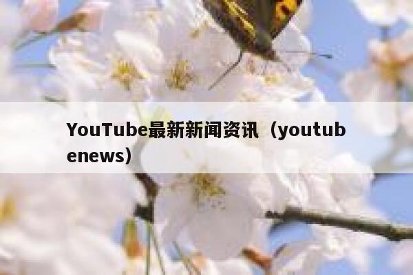 YouTube最新新闻资讯（youtubenews） 第1张