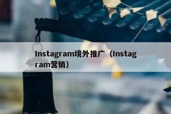 Instagram境外推广（Instagram营销） 第1张