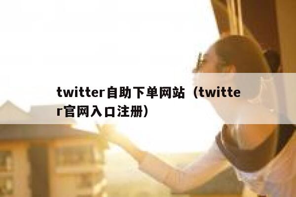 twitter自助下单网站（twitter官网入口注册） 第1张