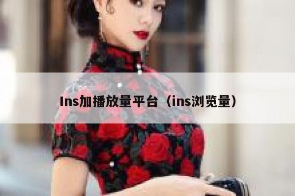 Ins加播放量平台（ins浏览量） 第1张