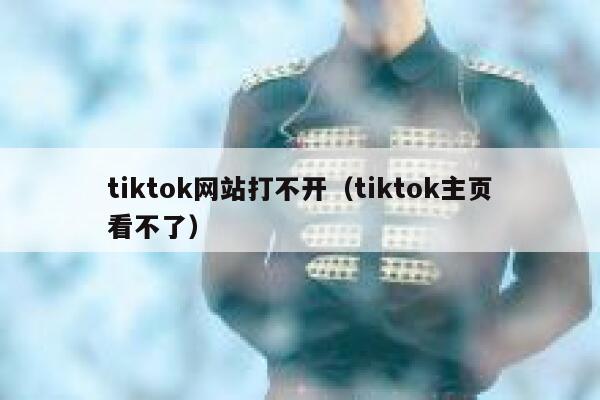 tiktok网站打不开（tiktok主页看不了） 第1张