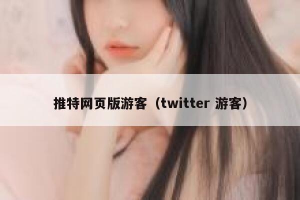 推特网页版游客（twitter 游客） 第1张