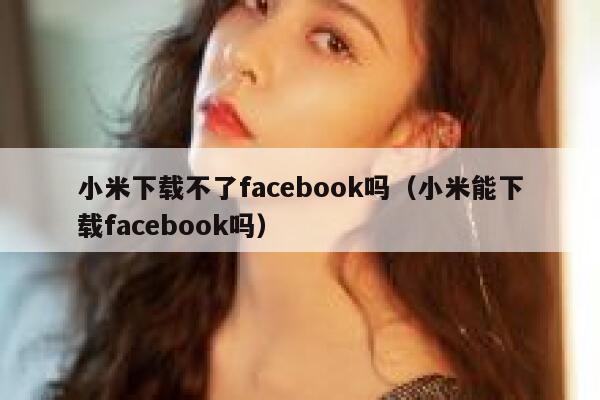 小米下载不了facebook吗（小米能下载facebook吗） 第1张