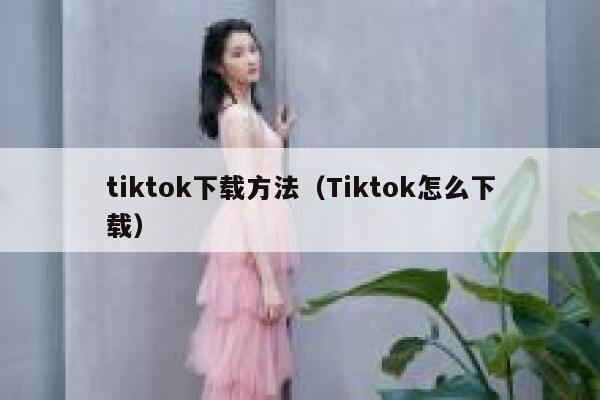 tiktok下载方法（Tiktok怎么下载） 第1张