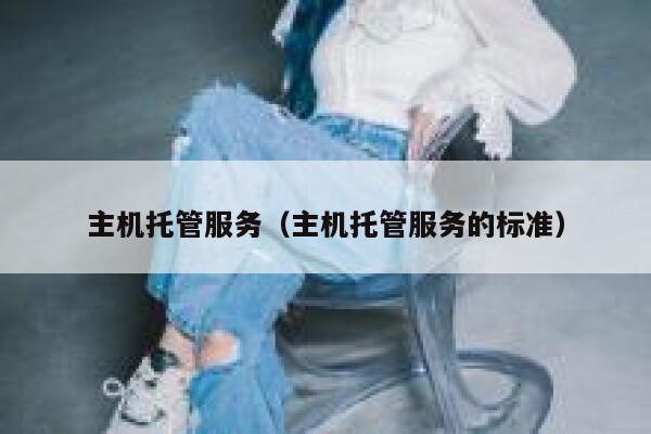 主机托管服务（主机托管服务的标准） 第1张