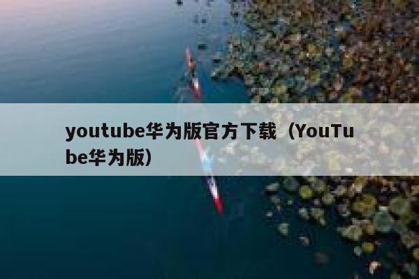 youtube华为版官方下载（YouTube华为版） 第1张