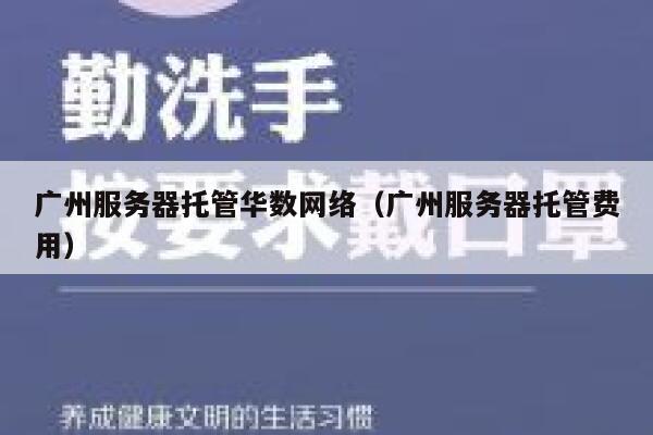 广州服务器托管华数网络（广州服务器托管费用） 第1张