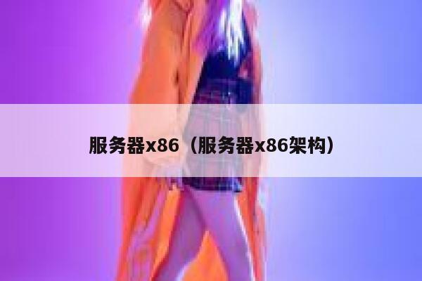 服务器x86（服务器x86架构） 第1张