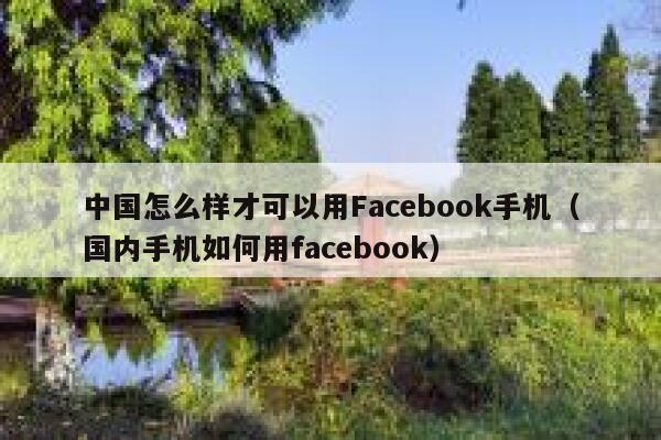 中国怎么样才可以用Facebook手机（国内手机如何用facebook） 第1张