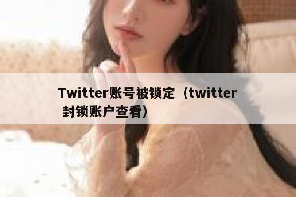 Twitter账号被锁定（twitter 封锁账户查看） 第1张