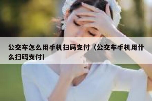 公交车怎么用手机扫码支付（公交车手机用什么扫码支付） 第1张