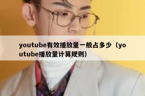 youtube有效播放量一般占多少（youtube播放量计算规则） 第1张