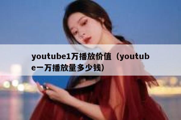 youtube1万播放价值（youtube一万播放量多少钱） 第1张