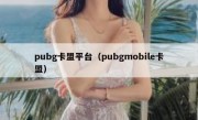 pubg卡盟平台（pubgmobile卡盟）