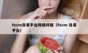 fxcm交易平台网络终端（fxcm 交易平台）