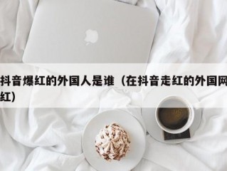 抖音爆红的外国人是谁（在抖音走红的外国网红）