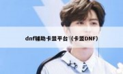 dnf辅助卡盟平台（卡盟DNF）