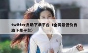 twitter自助下单平台（全网最低价自助下单平台）