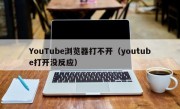 YouTube浏览器打不开（youtube打开没反应）