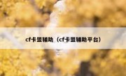 cf卡盟辅助（cf卡盟辅助平台）