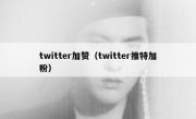 twitter加赞（twitter推特加粉）