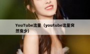 YouTube流量（youtube流量突然变少）