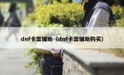 dnf卡盟辅助（dnf卡盟辅助购买）