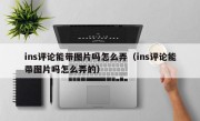 ins评论能带图片吗怎么弄（ins评论能带图片吗怎么弄的）