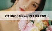 免费的看大片抖音app（哪个抖音有看片）