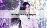 INS涨赞（ins赞过的帖子）