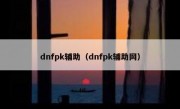 dnfpk辅助（dnfpk辅助网）