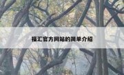 福汇官方网站的简单介绍