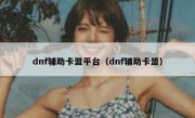 dnf辅助卡盟平台（dnf辅助卡盟）