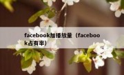 facebook加播放量（facebook占有率）