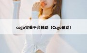 csgo完美平台辅助（Csgo辅助）