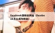 facebook涨粉丝网站（facebook怎么成为粉丝）